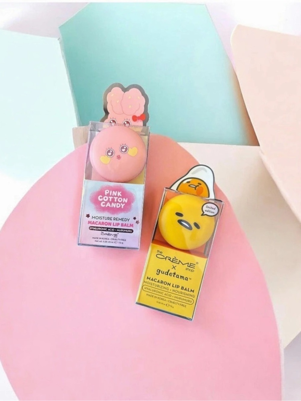 The Crème Shop x Sanrio Macaron Lip Balm Bundle